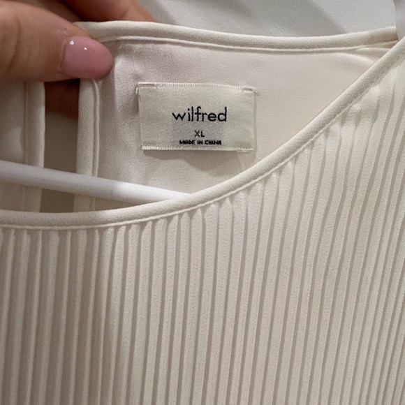 Aritzia Wilfred daydreamer mini dress size XL color light birch - Picture 4 of 4